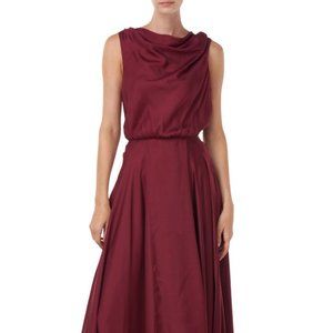 Amur Nakita Dress Size 6 Burgundy